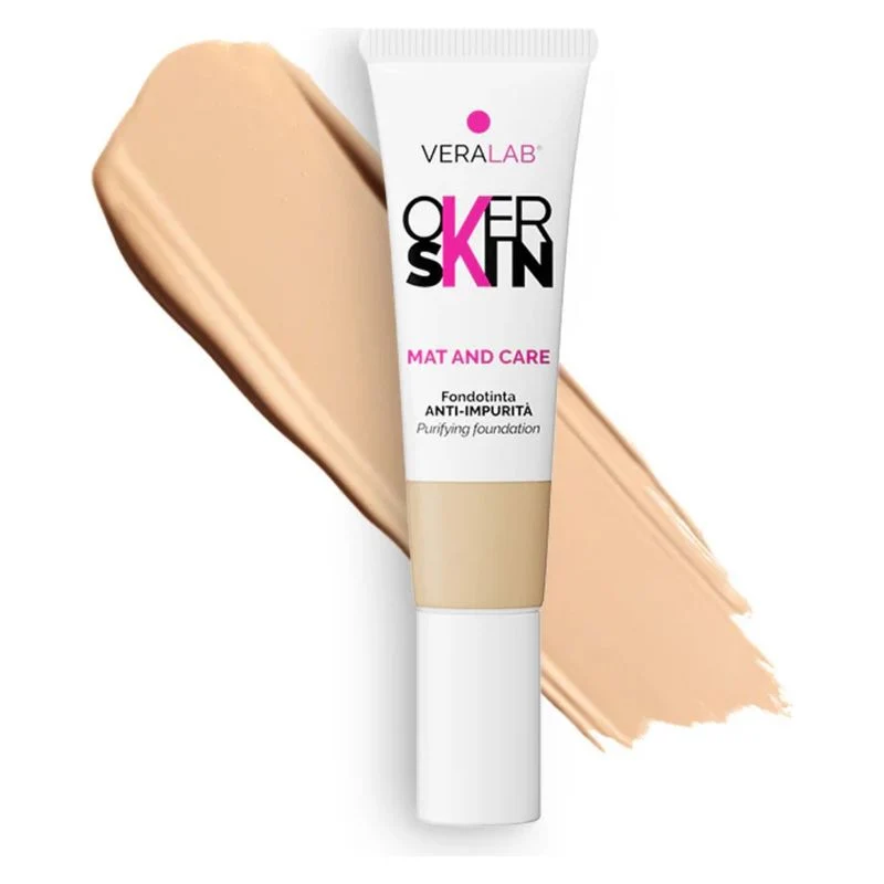 Overskin Mat And Care Fondotinta 05 Ecru 30 ml — Fondotinta