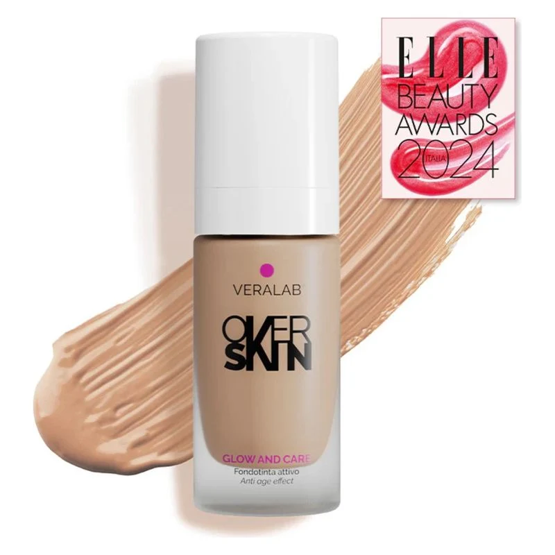 Overskin Glow And Care Fondotinta 6.5 Amber 30 ml — Fondotinta