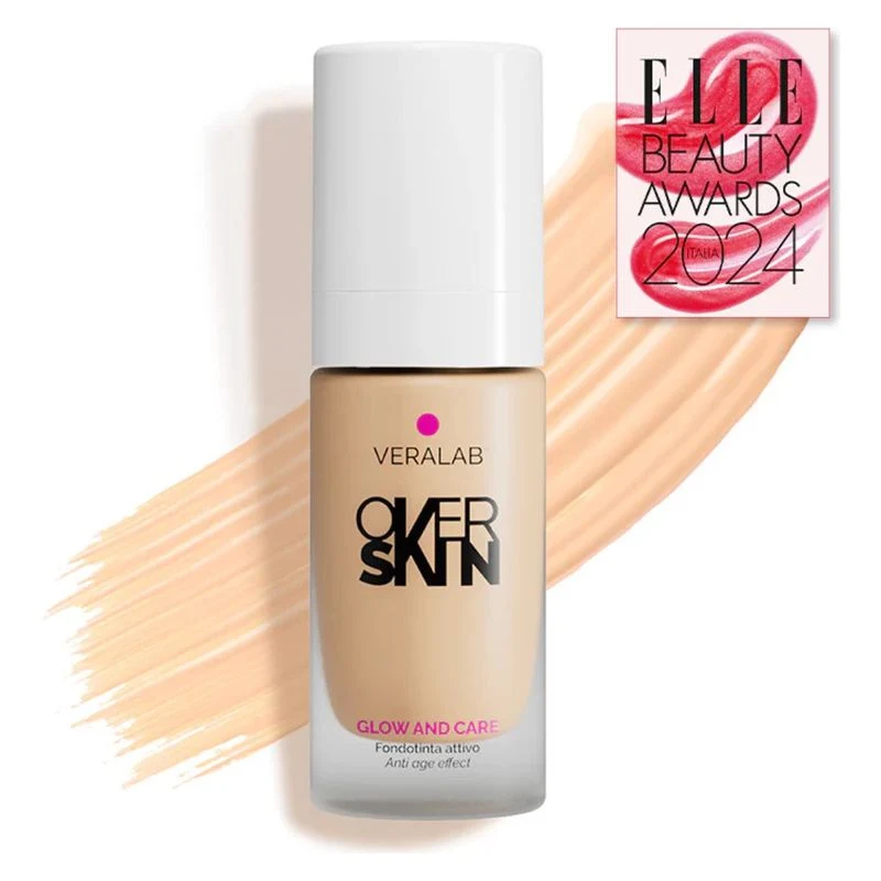 Overskin Glow And Care Fondotinta 3.5 Light Honey 30 ml — Fondotinta