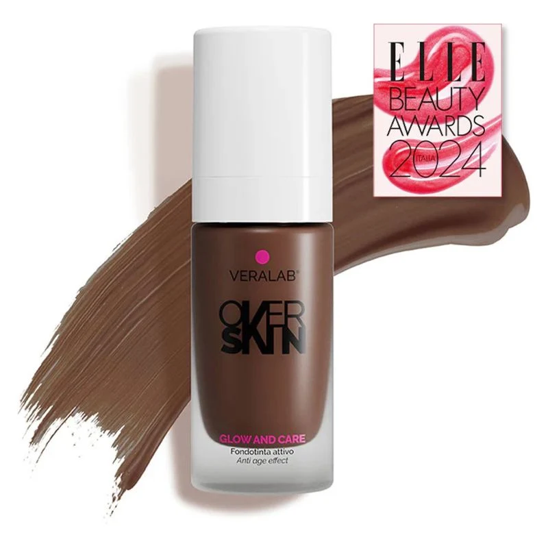 Overskin Glow And Care Fondotinta 13 Fudge 30 ml — Fondotinta