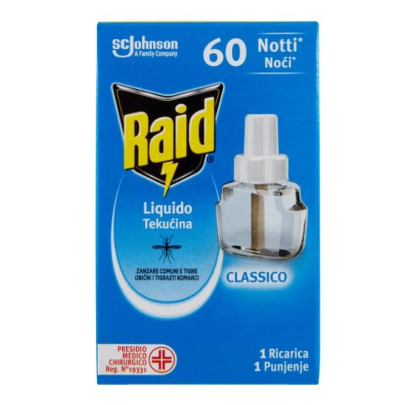 Raid Liquido Protezione Classico 60 Notti 36 ml — Prodotto per la casa