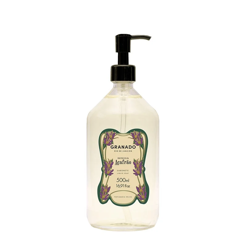 Granado Sapone Liquido Baunilha & Acafrao 500 ml — Sapone liquido