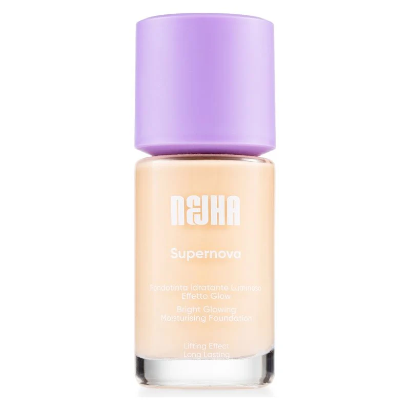Nejha Supernova Fondotinta Idratante Luminoso C04 Almond 27 ml — Fondotinta