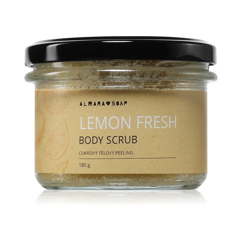 Almara Soap Lemon Fresh Anticellulite 180 g — Scrub Corpo allo Zucchero