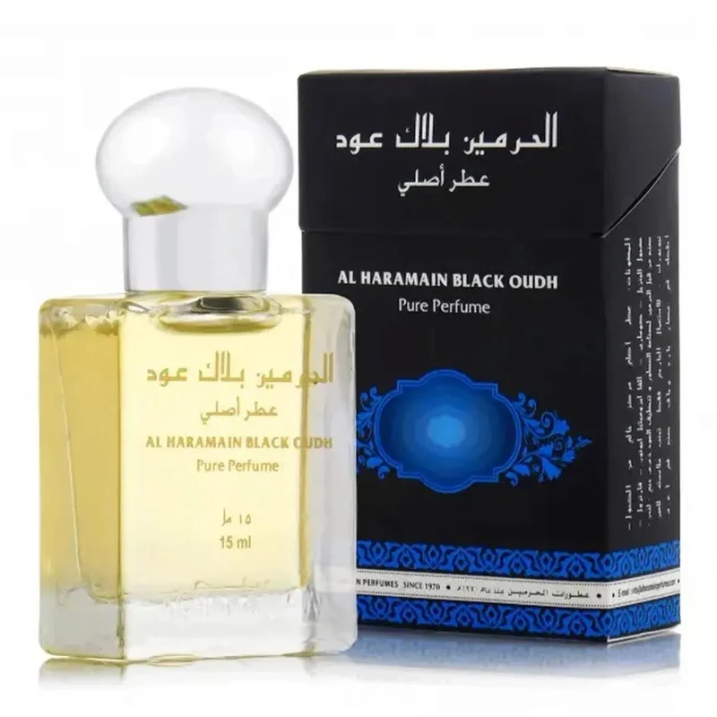 Al Haramain Black Oudh Olio Profumato Unisex 15 ml — Concentrato di Profumo