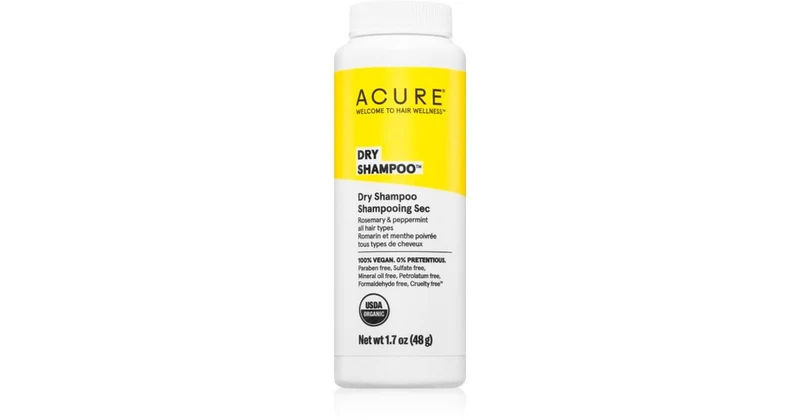 Acure Per Tutti i Tipi di Capelli 48 g — Shampoo Secco
