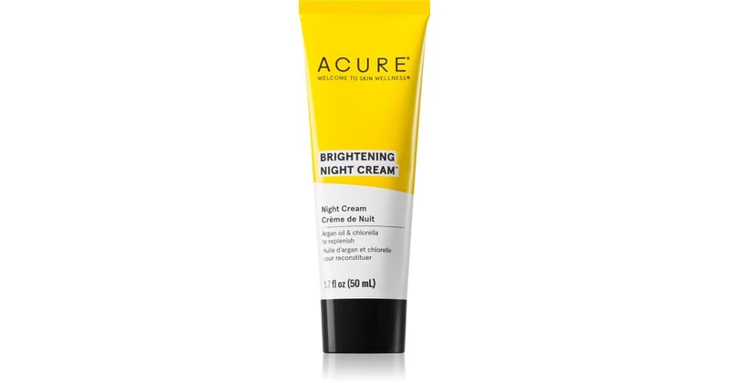 Acure Brightening Crema Notte Illuminante 50 ml — Crema viso