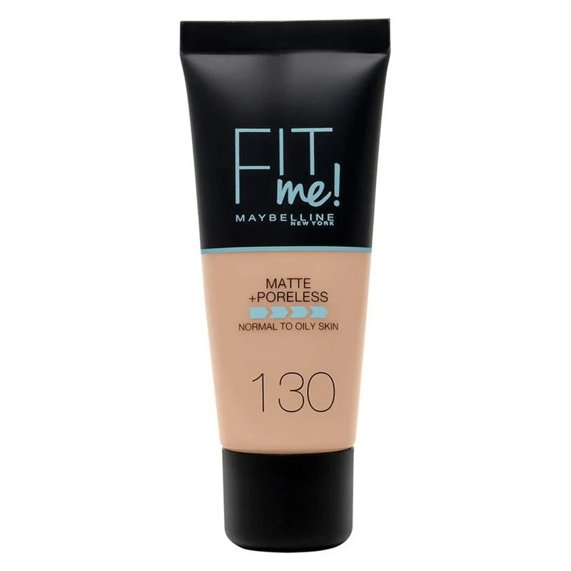 Maybelline Fit Me Matte & Poreless Fondotinta Liquido 130 Buff Beige — Fondotinta liquido