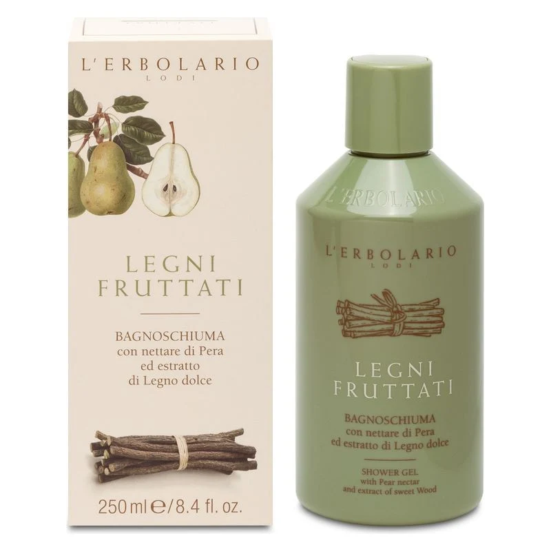 L'erbolario Legni Fruttati Bagno Schiuma 250 ml — Gel Doccia