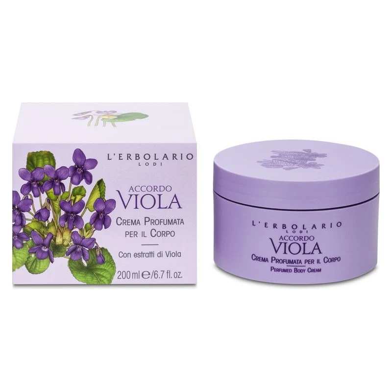 L'erbolario Accordo Viola Crema Profumata Per Il Corpo 200 ml — Crema Corpo
