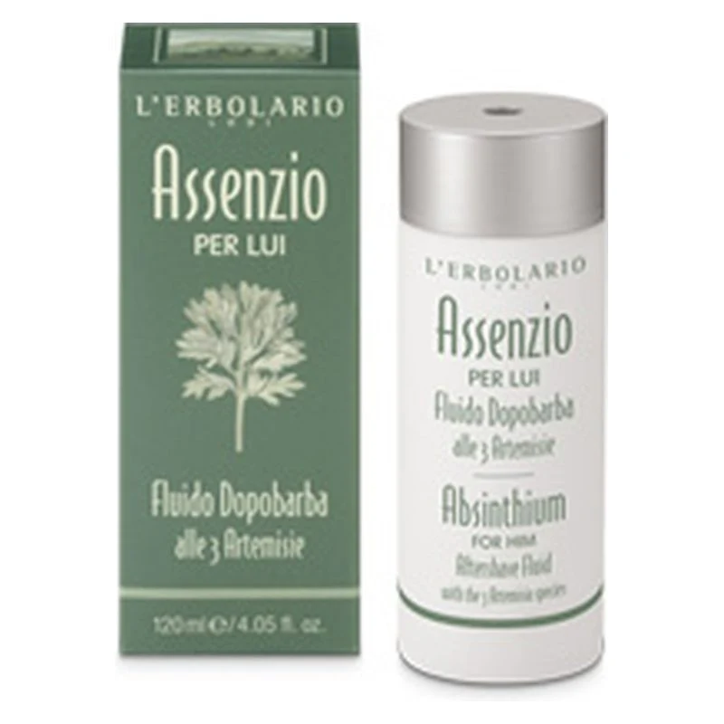 L'erbolario Assenzio Per Lui Fluido Dopobarba Alle 3 Artemisie 120 ml — Dopobarba