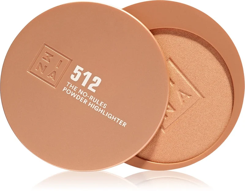 3INA The No-Rules Powder Makeup 512 Soft Pearly Gold 8 g — Illuminante