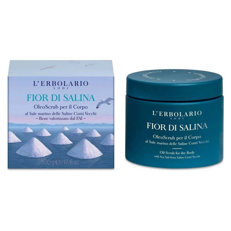 L'Erbolario Fior di Salina 500 g — Oleoscrub Corpo