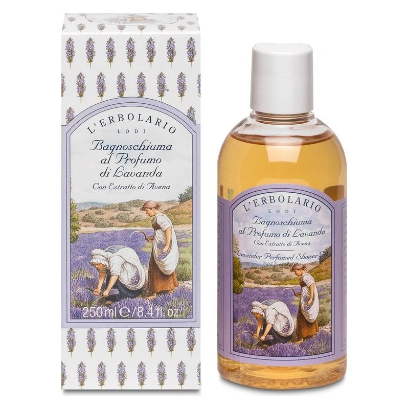 L'Erbolario Bagnoschiuma Al Profumo Di Lavanda 250 ml — Gel Doccia