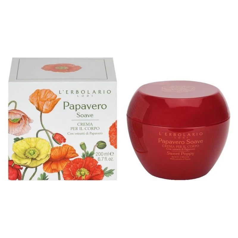 L'erbolario Papavero Soave Crema Per Il Corpo 200 ml — Crema Corpo