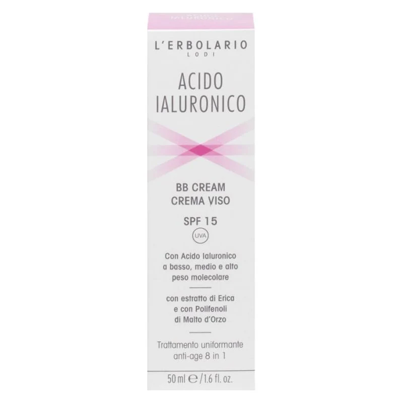 L'erbolario Acido Ialuronico Bb Cream Crema Viso Spf 15 50 ml — BB Cream