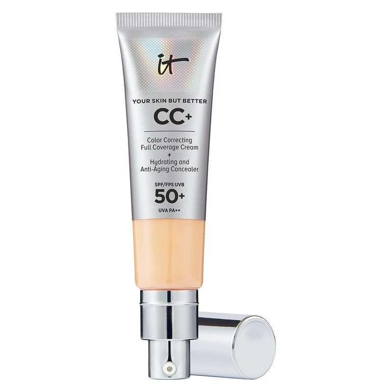 It Cosmetics CC+ Cream Fondotinta Copertura Totale SPF 50+ Light Medium 32 ml — Fondotinta