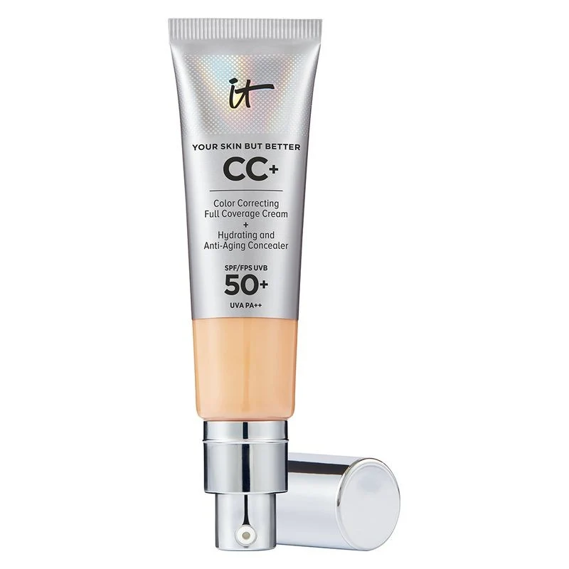 It Cosmetics CC+ Cream Fondotinta Copertura Totale SPF 50+ Medio 32 ml — Fondotinta