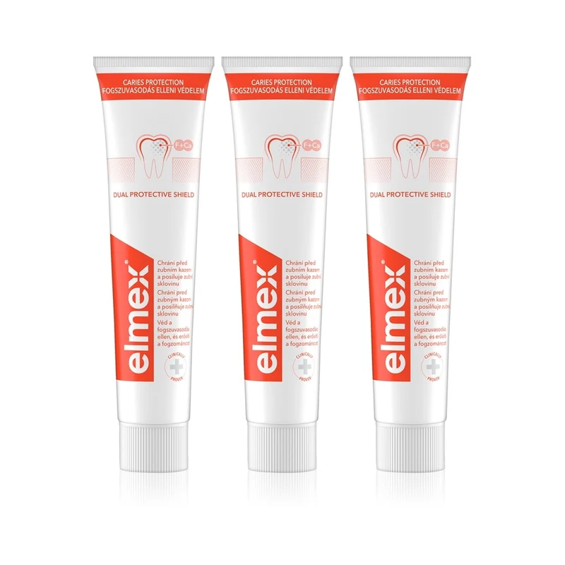 Elmex Dentifricio Protezione Carie 3 X 75 ml — Igiene orale