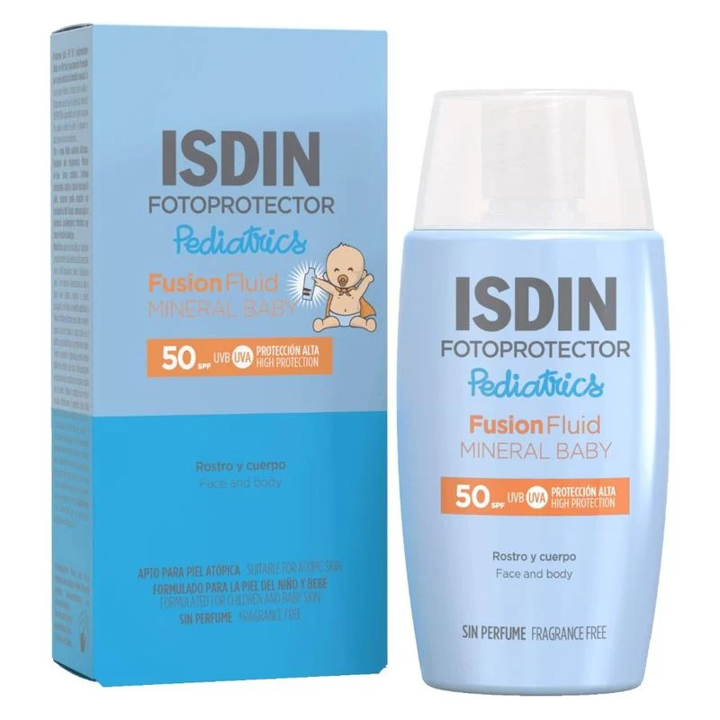 Isdin Fotoprotector Pediatrics Fusion Fluido Minerale Baby SPF 50 50 ml — Solare