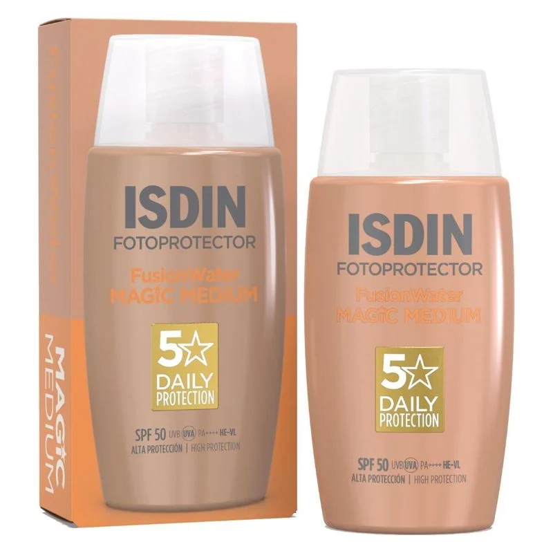 Isdin Fotoprotector Fusionwater Magic Medium SPF 50 50 ml — Solare