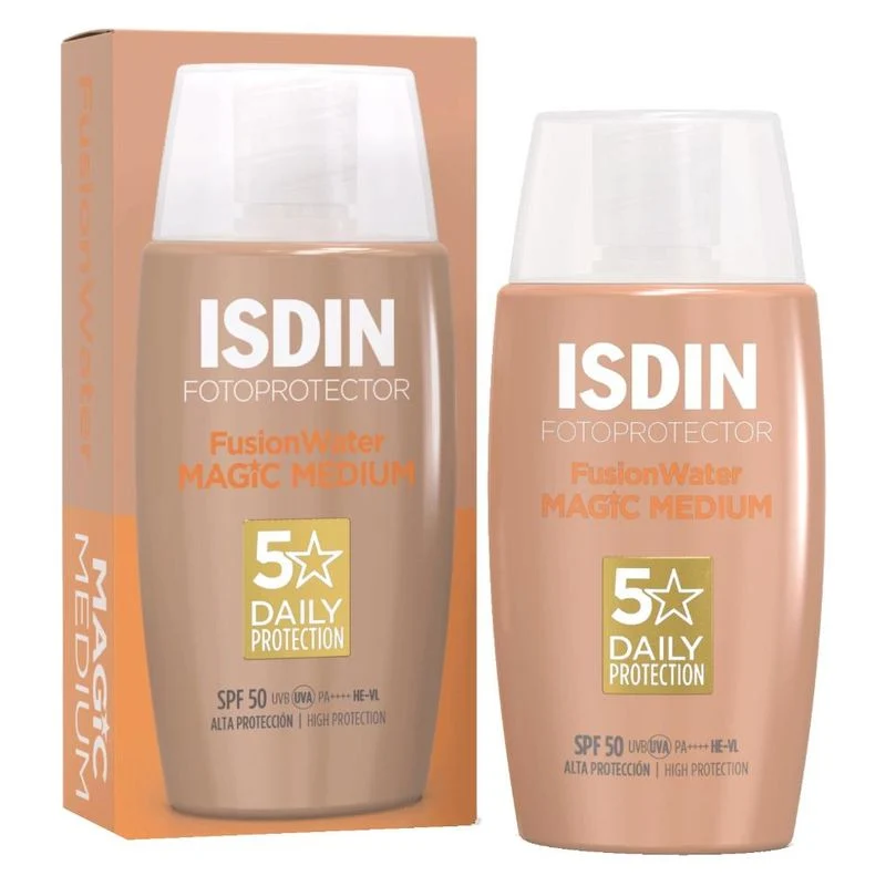 Isdin Fotoprotector Fusionwater Magic Medium SPF 50 50 ml — Solare