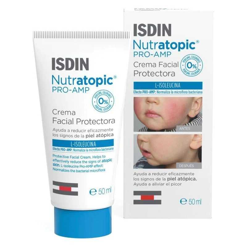 Isdin Nutratopic Pro-Amp Crema Viso Protettiva 50 ml — Crema Viso