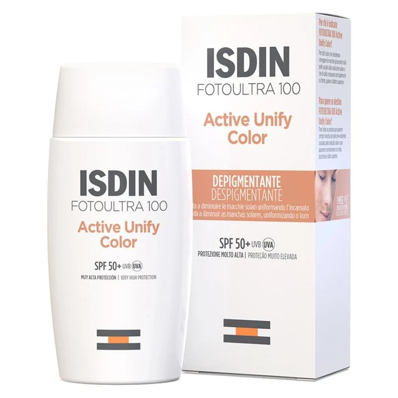 Isdin Fotoultra 100 Active Unify Color SPF 50 50 ml — Solare