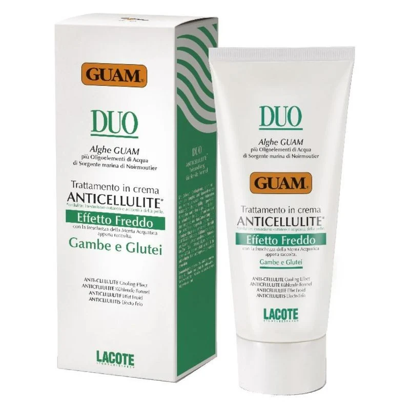 Guam Duo Trattamento In Crema Anticellulite Effetto Freddo Gambe E Glutei 200 ml — Crema Corpo