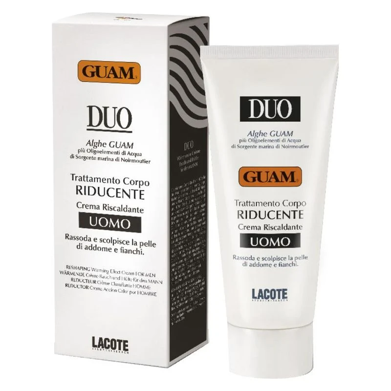 Guam Duo Trattamento Corpo Riducente Crema Riscaldante Uomo 200 ml — Crema Corpo