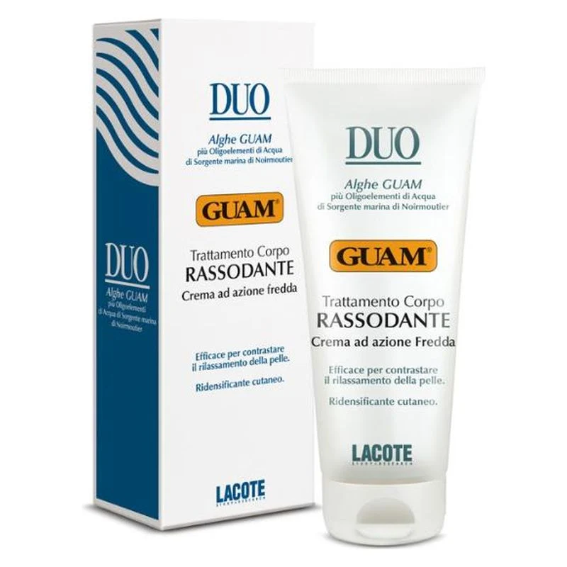 Guam Duo Trattamento Corpo Rassodante Crema Ad Azione Fredda 200 ml — Crema Corpo