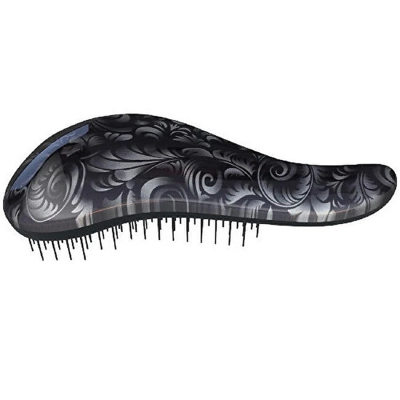 Dtangler Spazzola Capelli Black Flower — Spazzola Capelli