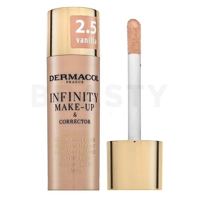 Dermacol Infinity Multi-Use Super Coverage Waterproof Touch 20 g — Fondotinta e Correttore