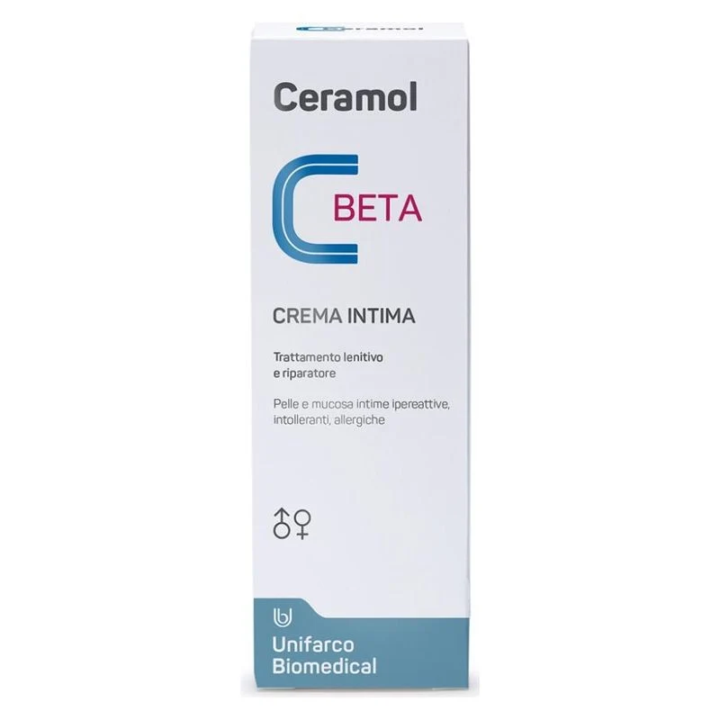 Ceramol Beta Crema Intima Trattamento Lenitivo Riparatore 50 ml — Igiene intima