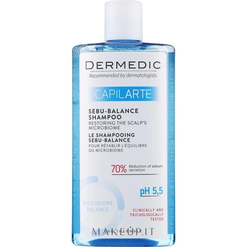 Dermedic Capilarte shampoo pulizia profonda cuoi grassi 300 ml — Shampoo