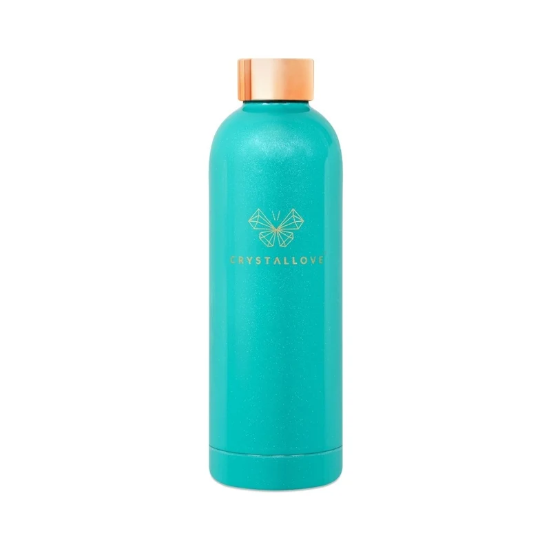 Crystallove Thermal Water Amazonite 500 ml — Bottiglia riutilizzabile