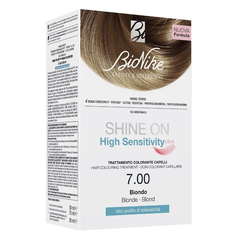 Bionike Shine On High Sensitivity Plus Trattamento Colorante Capelli 7.00 Biondo — Tinta Capelli