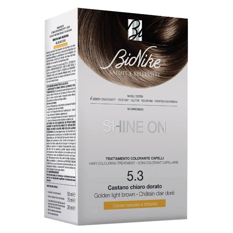 Bionike Shine On Trattamento Colorante Capelli 5.3 Castano Chiaro Dorato — Tinta Capelli