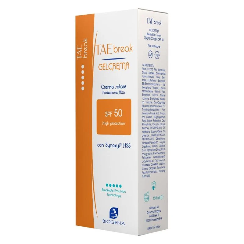 Biogena Tae Break Gel Crema Solare Spf 50 150 ml — Solare