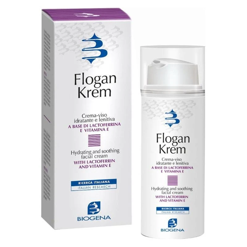 Biogena Flogan Crema Viso Idratante Lenitiva 50 ml — Crema Viso