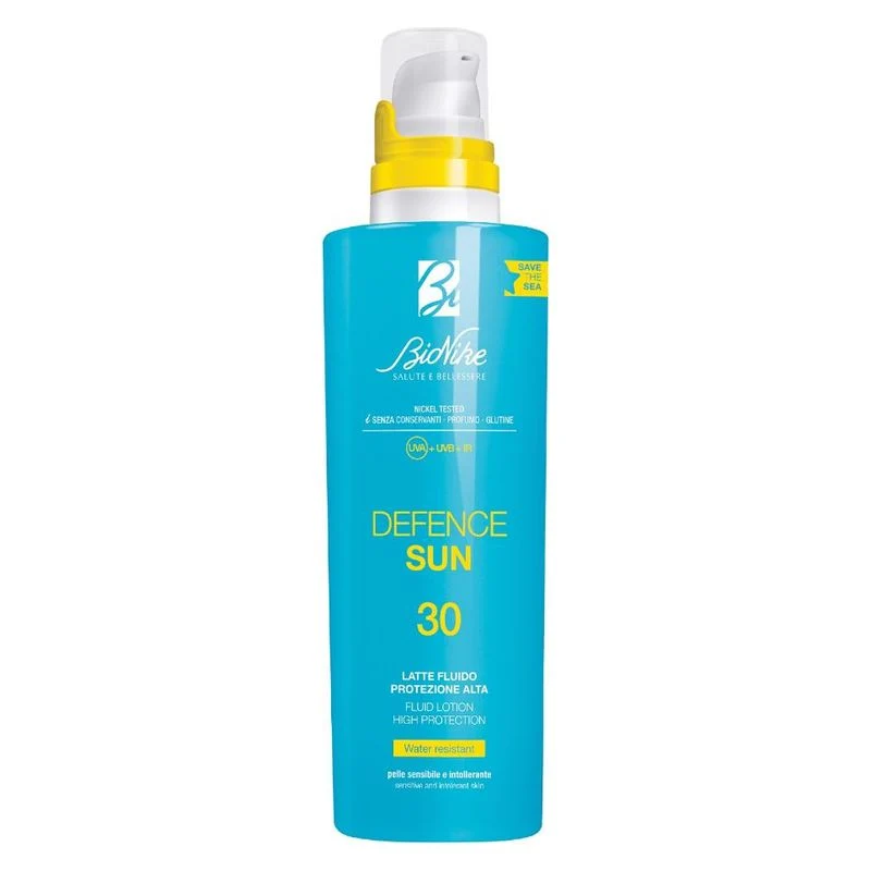 Bionike Sun Defence Latte Fluido Protezione Alta SPF 30 200 ml — Solare