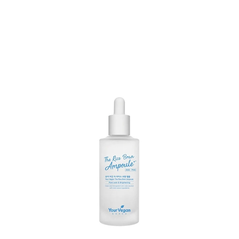Your vegan The Rice Bran Siero viso esfoliante — Siero