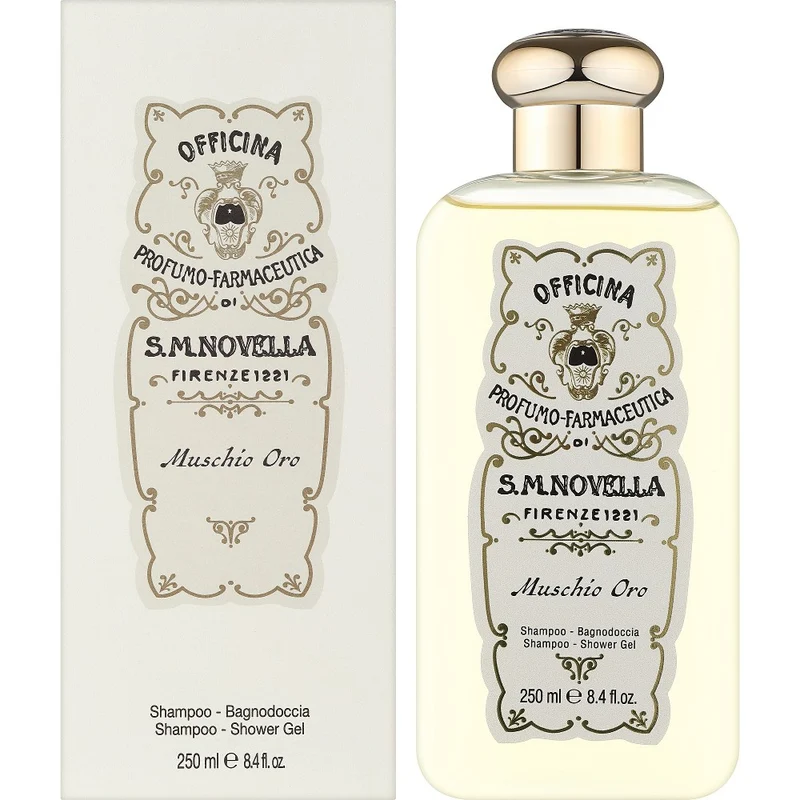 Santa maria novella Muschio Oro Shampoo Gel Doccia — Shampoo e Gel Doccia