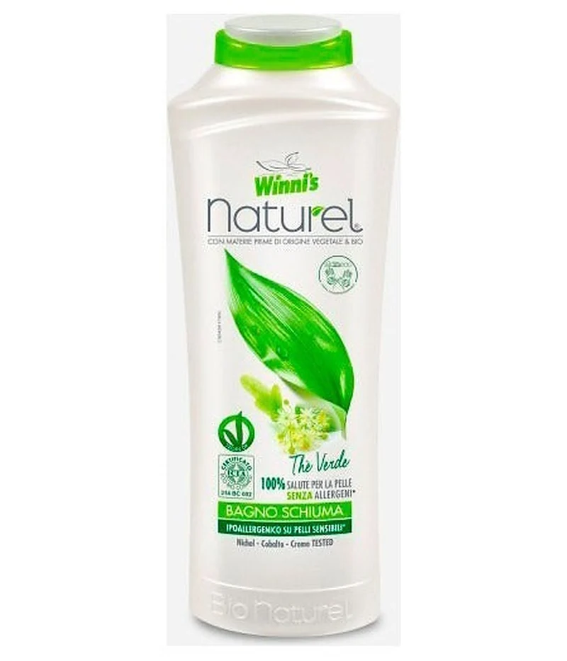 Winni's Naturel Bagnoschiuma Tè Verde 500 ml — Bagnoschiuma