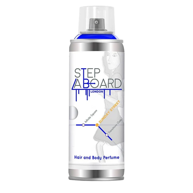 Step aboard Sunday Street profumo corpo e capelli — Eau de Parfum