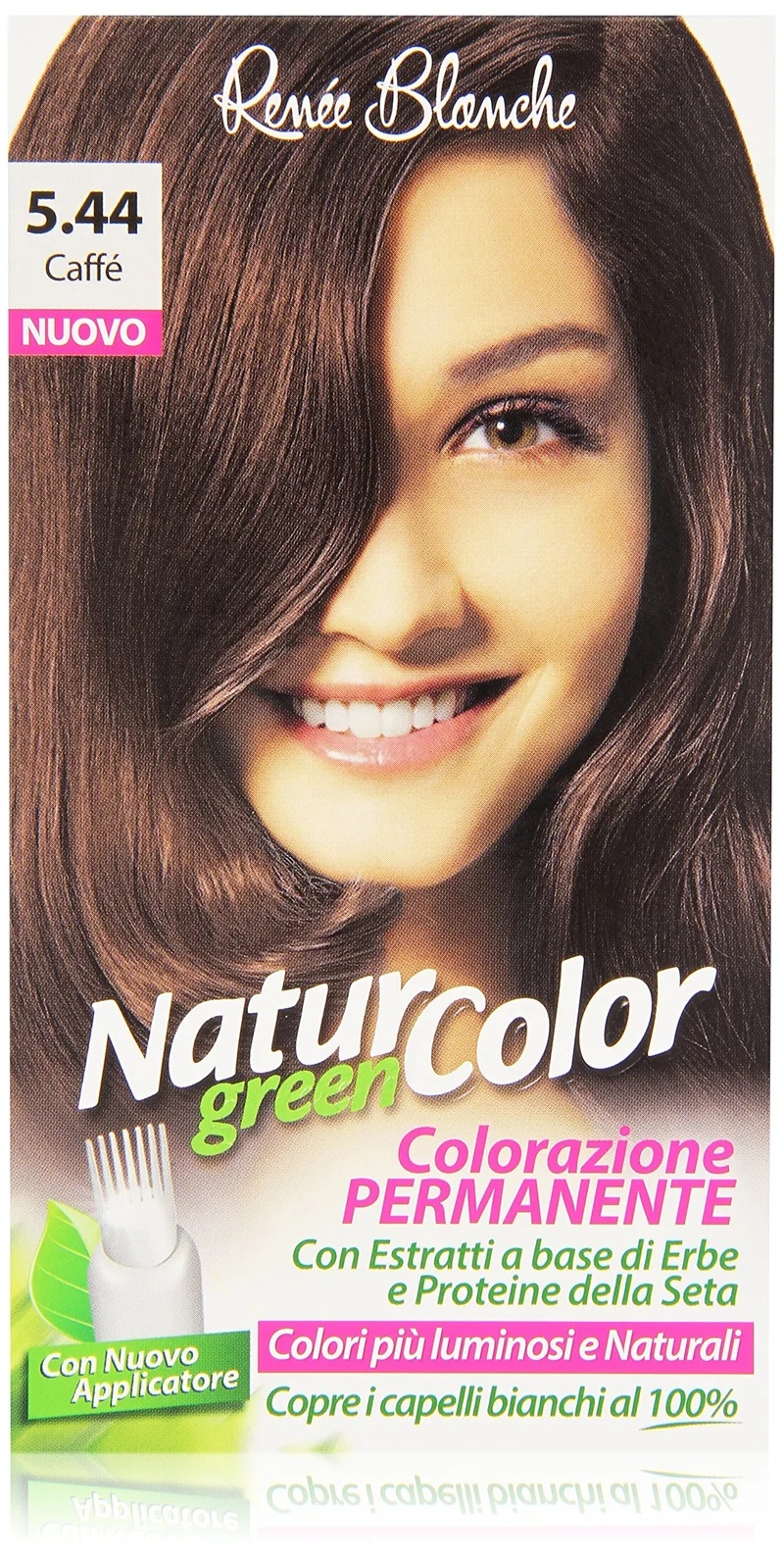 Reneé Blanche Natur Color Green 544 Caffe — Tinta per capelli permanente