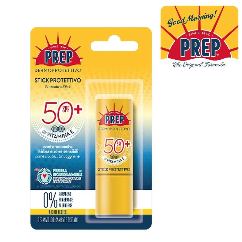 Prep Stick Protettivo Contorno Occhi Labbra Zone Sensibili 9 ml SPF50+ — Solare
