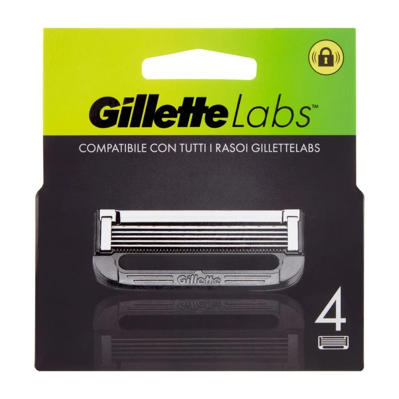 Gillette Lamette Di Ricambio Labs 4 Ricariche — Lamette da rasoio