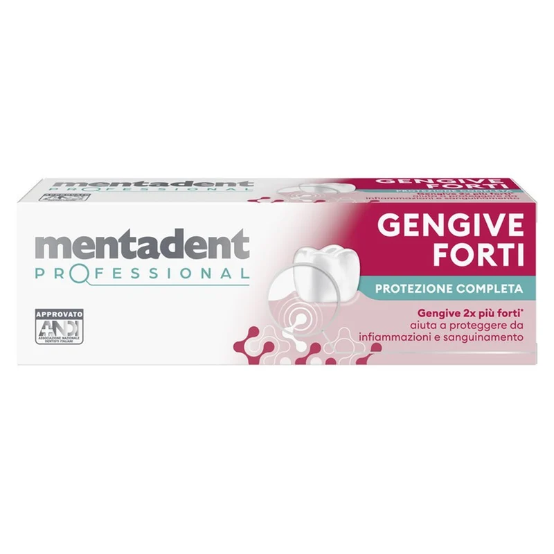 Mentadent Dentifricio Gengive Forti Protezione Completa 75 ml — Dentifricio