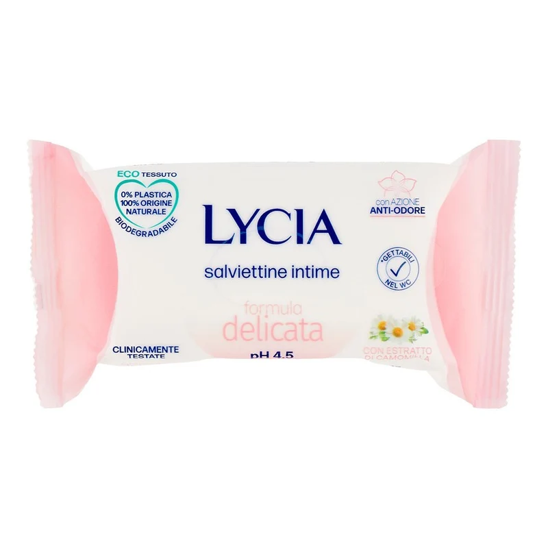 Lycia Salviettine Intime Protezione Lenitiva 12 Pezzi — Salviettine intime